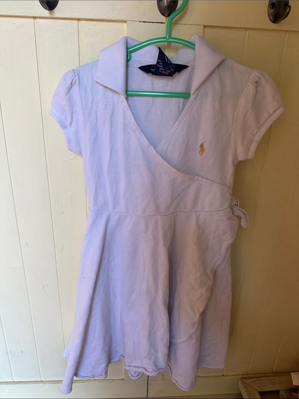 Ralph Lauren faux Wrap Polo Mini Dress